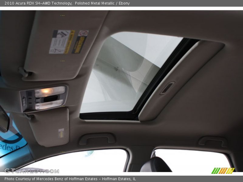 Polished Metal Metallic / Ebony 2010 Acura RDX SH-AWD Technology
