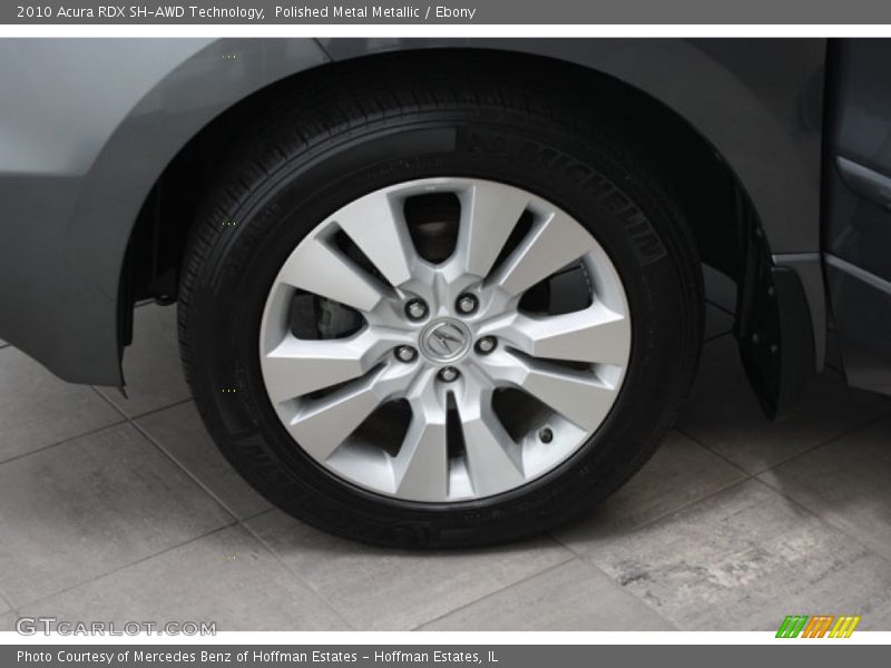 Polished Metal Metallic / Ebony 2010 Acura RDX SH-AWD Technology