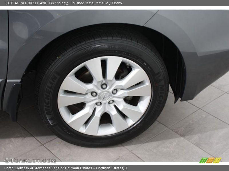 Polished Metal Metallic / Ebony 2010 Acura RDX SH-AWD Technology