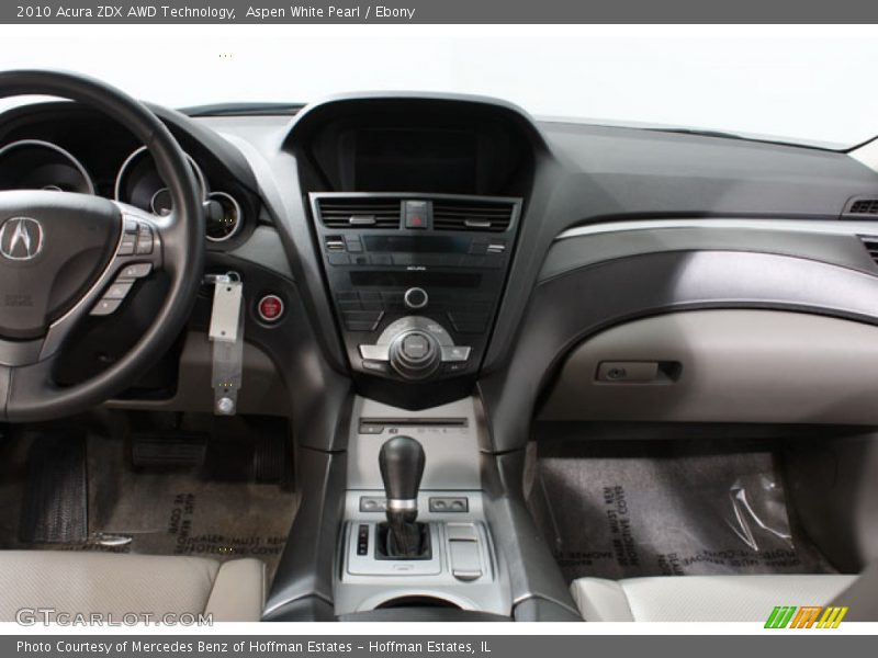 Aspen White Pearl / Ebony 2010 Acura ZDX AWD Technology