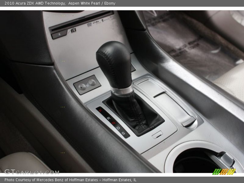 Aspen White Pearl / Ebony 2010 Acura ZDX AWD Technology