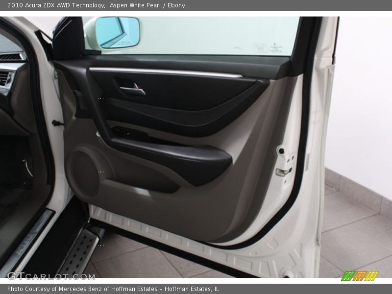 Aspen White Pearl / Ebony 2010 Acura ZDX AWD Technology