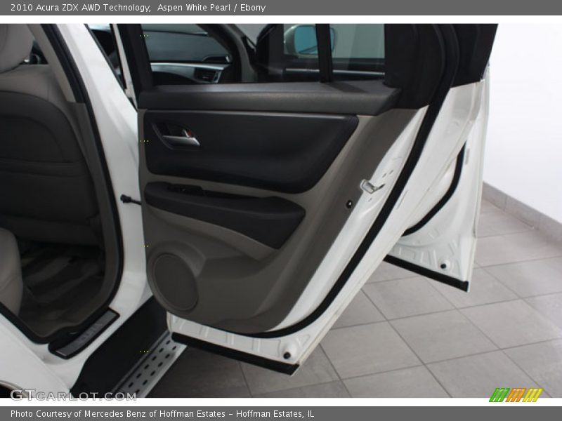 Aspen White Pearl / Ebony 2010 Acura ZDX AWD Technology