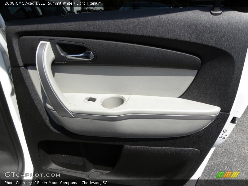 Summit White / Light Titanium 2008 GMC Acadia SLE