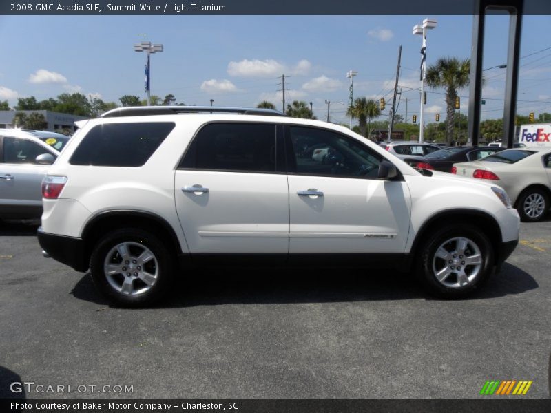 Summit White / Light Titanium 2008 GMC Acadia SLE