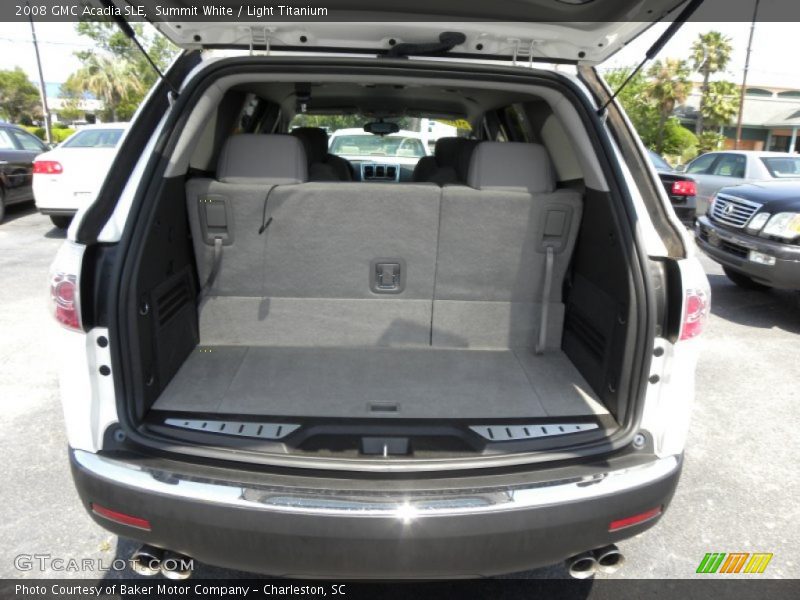 Summit White / Light Titanium 2008 GMC Acadia SLE