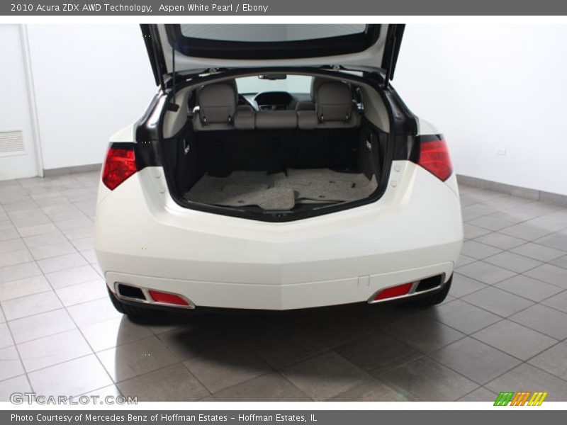 Aspen White Pearl / Ebony 2010 Acura ZDX AWD Technology
