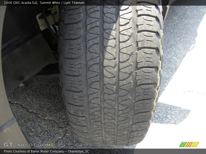 Summit White / Light Titanium 2008 GMC Acadia SLE