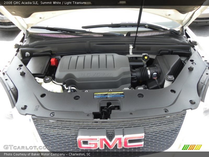 Summit White / Light Titanium 2008 GMC Acadia SLE