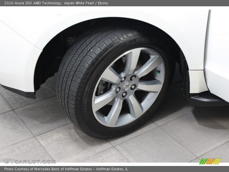 Aspen White Pearl / Ebony 2010 Acura ZDX AWD Technology