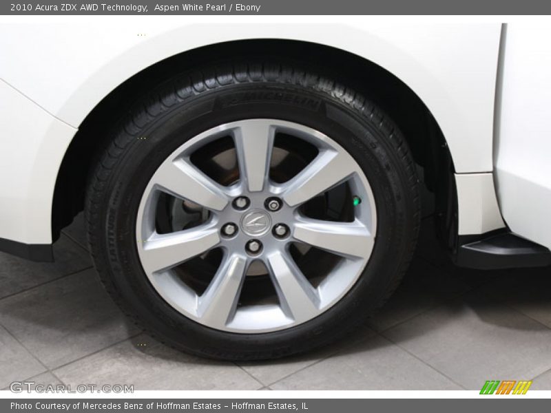 Aspen White Pearl / Ebony 2010 Acura ZDX AWD Technology