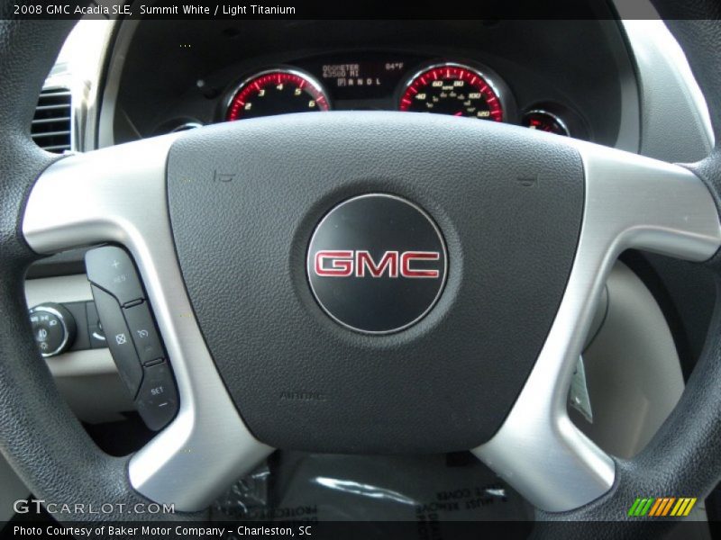 Summit White / Light Titanium 2008 GMC Acadia SLE