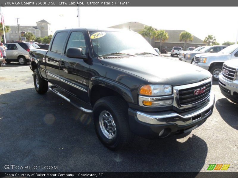 Carbon Metallic / Pewter 2004 GMC Sierra 2500HD SLT Crew Cab 4x4