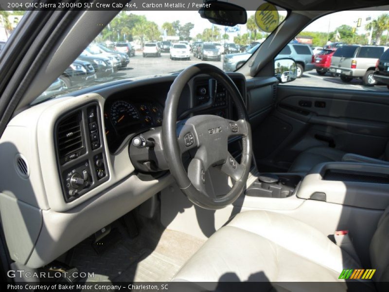 Carbon Metallic / Pewter 2004 GMC Sierra 2500HD SLT Crew Cab 4x4