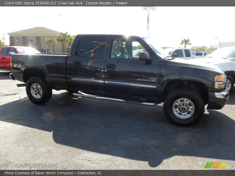 Carbon Metallic / Pewter 2004 GMC Sierra 2500HD SLT Crew Cab 4x4
