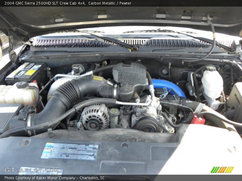 Carbon Metallic / Pewter 2004 GMC Sierra 2500HD SLT Crew Cab 4x4