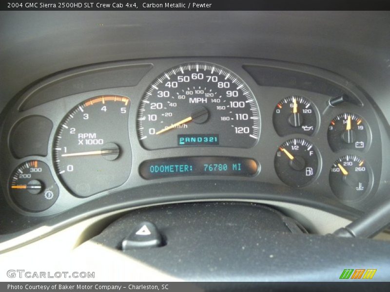 Carbon Metallic / Pewter 2004 GMC Sierra 2500HD SLT Crew Cab 4x4