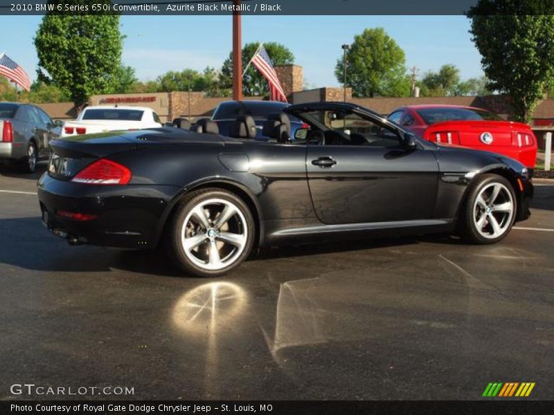  2010 6 Series 650i Convertible Azurite Black Metallic