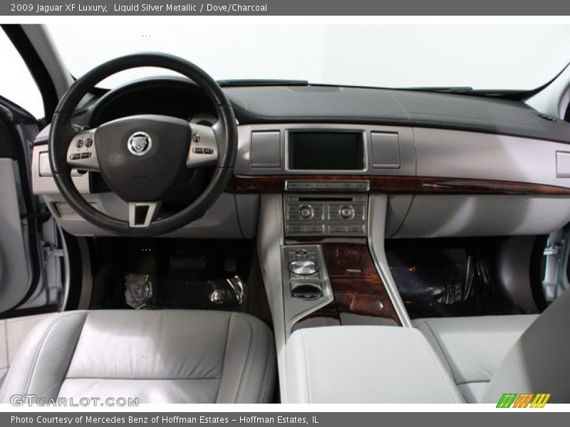 Liquid Silver Metallic / Dove/Charcoal 2009 Jaguar XF Luxury