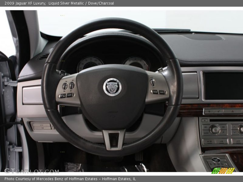 Liquid Silver Metallic / Dove/Charcoal 2009 Jaguar XF Luxury