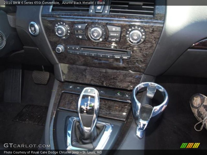 Controls of 2010 6 Series 650i Convertible