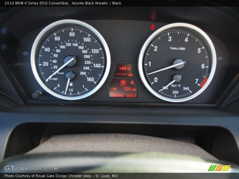  2010 6 Series 650i Convertible 650i Convertible Gauges