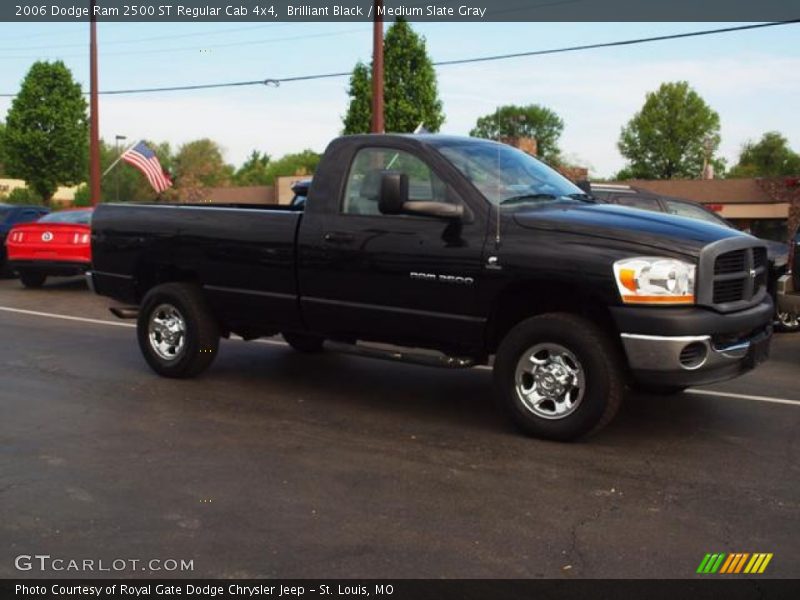 Brilliant Black / Medium Slate Gray 2006 Dodge Ram 2500 ST Regular Cab 4x4