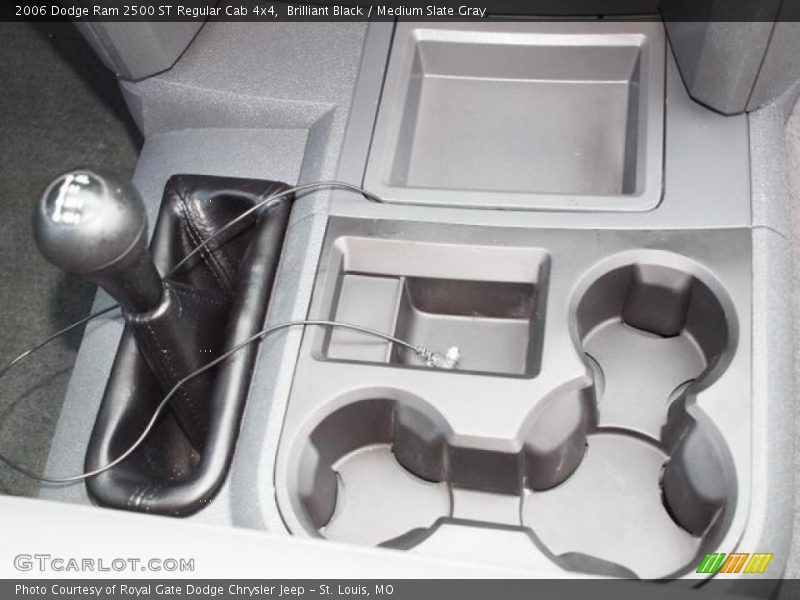 Brilliant Black / Medium Slate Gray 2006 Dodge Ram 2500 ST Regular Cab 4x4