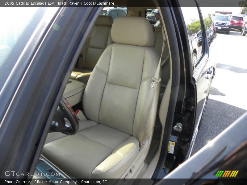 Black Raven / Cocoa/Cashmere 2009 Cadillac Escalade ESV