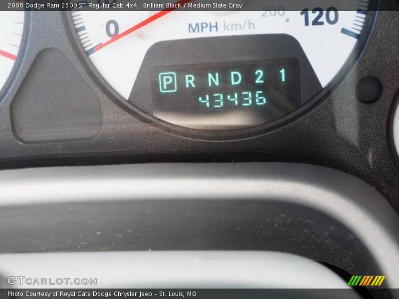 Brilliant Black / Medium Slate Gray 2006 Dodge Ram 2500 ST Regular Cab 4x4