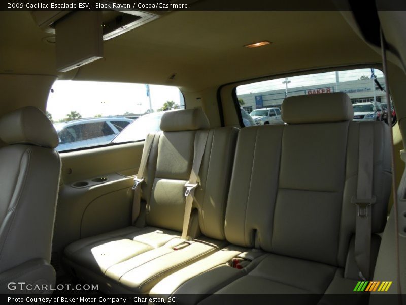 Black Raven / Cocoa/Cashmere 2009 Cadillac Escalade ESV