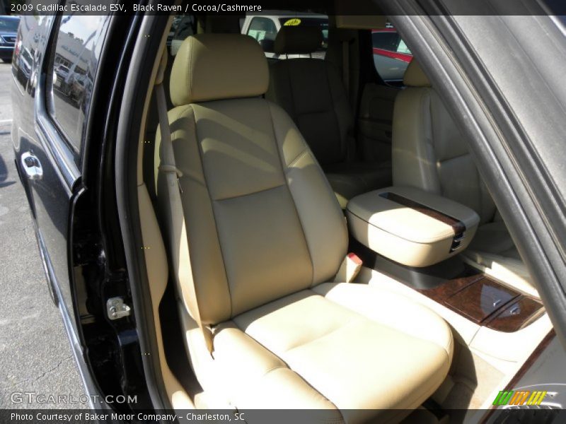 Black Raven / Cocoa/Cashmere 2009 Cadillac Escalade ESV
