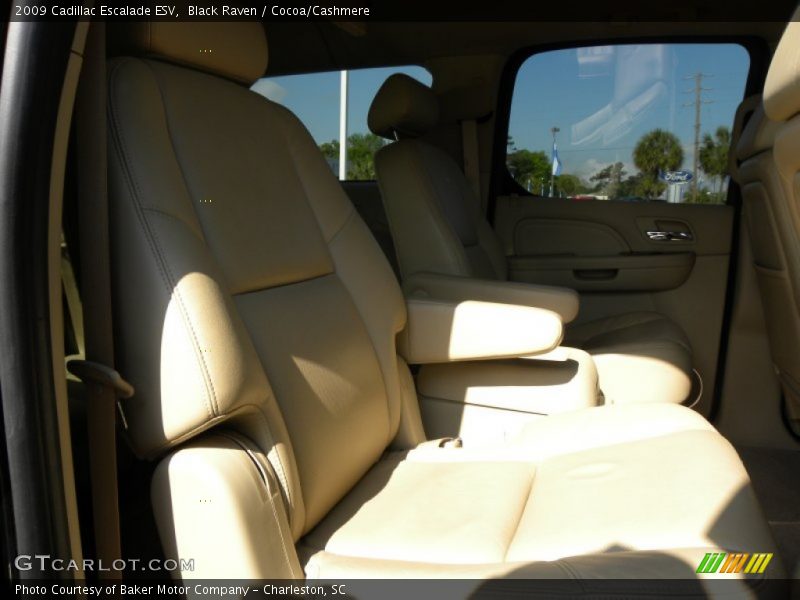 Black Raven / Cocoa/Cashmere 2009 Cadillac Escalade ESV