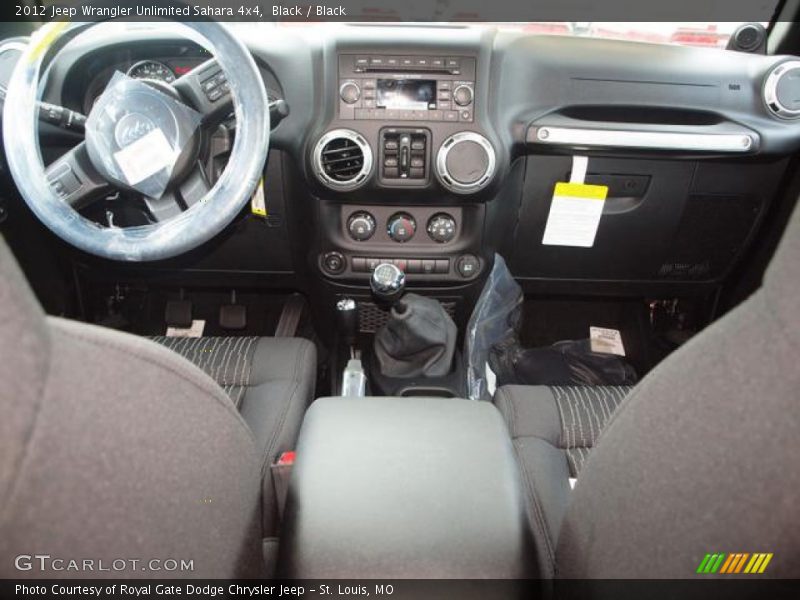 Black / Black 2012 Jeep Wrangler Unlimited Sahara 4x4