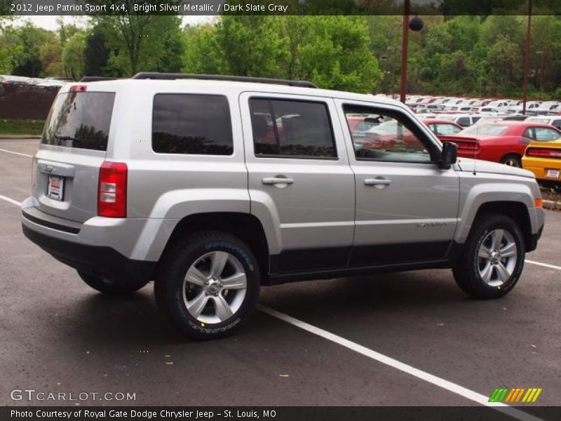 Bright Silver Metallic / Dark Slate Gray 2012 Jeep Patriot Sport 4x4