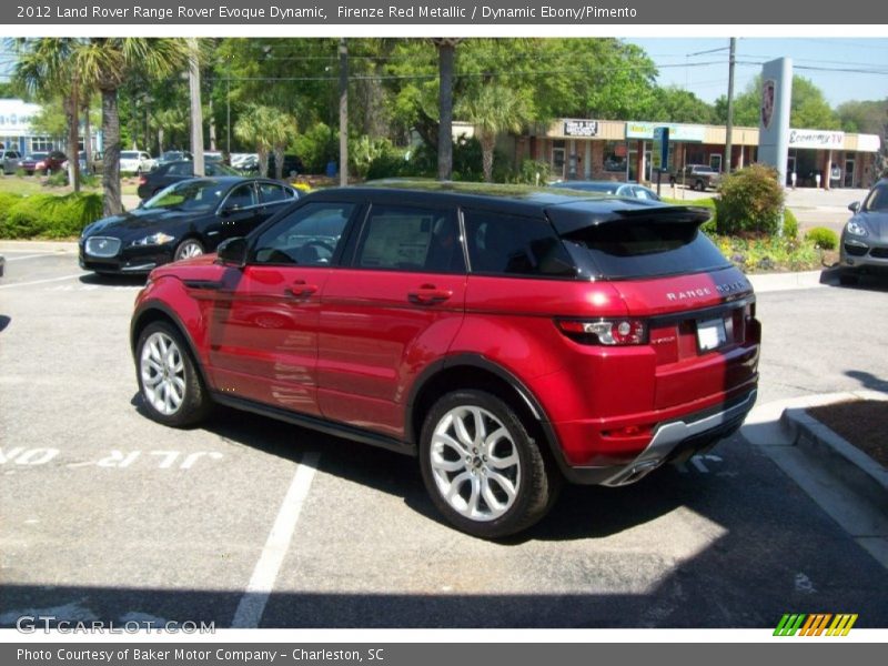 Firenze Red Metallic / Dynamic Ebony/Pimento 2012 Land Rover Range Rover Evoque Dynamic