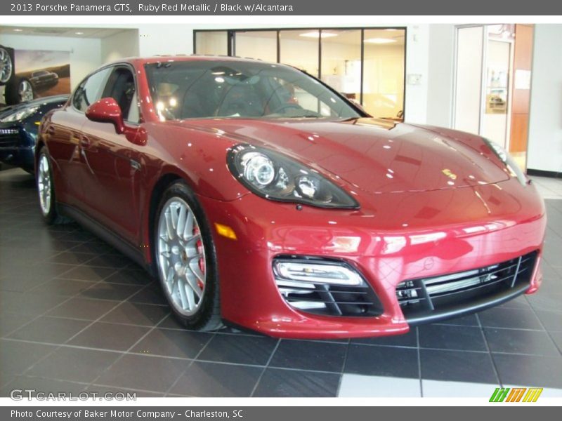 Front 3/4 View of 2013 Panamera GTS