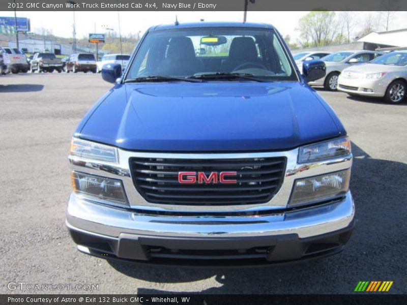 Navy Blue / Ebony 2012 GMC Canyon Work Truck Extended Cab 4x4