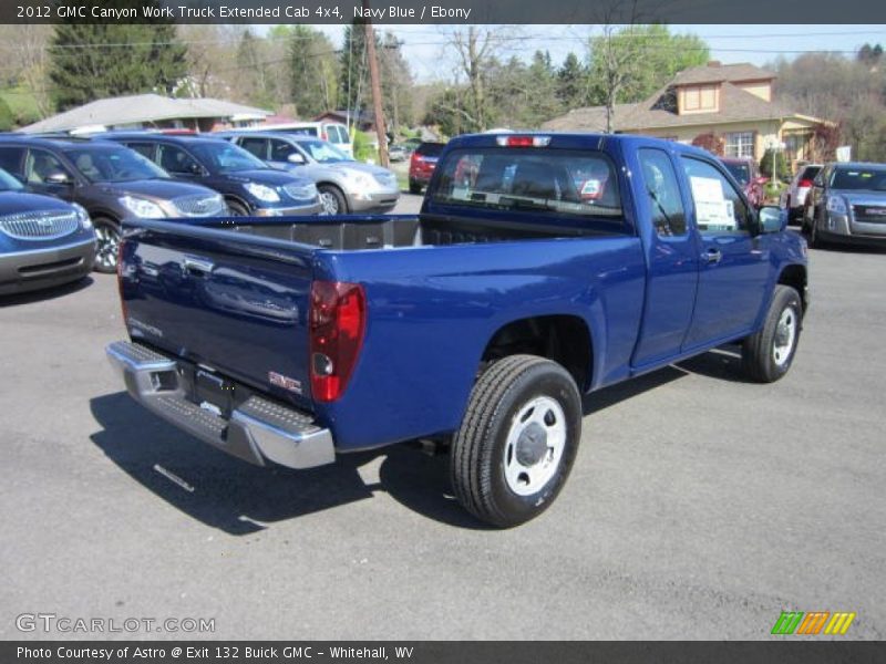 Navy Blue / Ebony 2012 GMC Canyon Work Truck Extended Cab 4x4