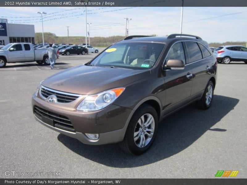 Sahara Bronze / Beige 2012 Hyundai Veracruz Limited AWD