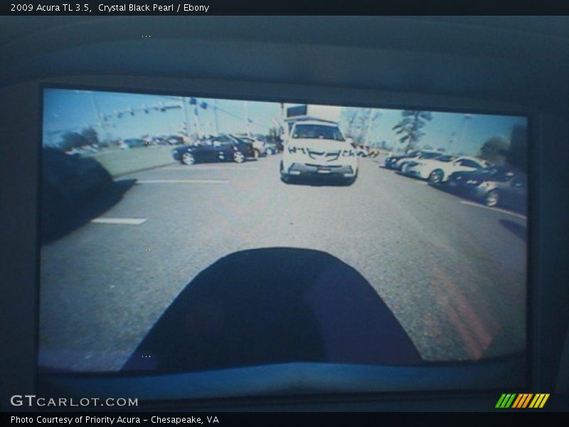 Crystal Black Pearl / Ebony 2009 Acura TL 3.5