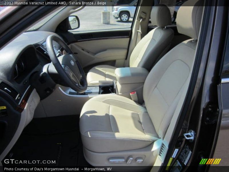 Sahara Bronze / Beige 2012 Hyundai Veracruz Limited AWD