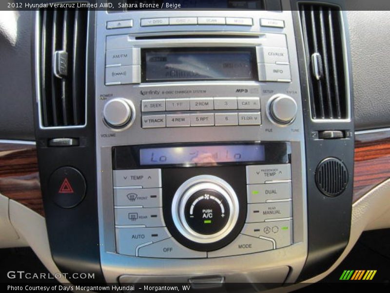Sahara Bronze / Beige 2012 Hyundai Veracruz Limited AWD