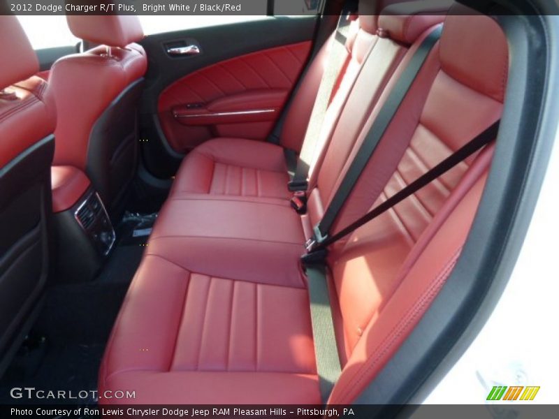 Rear Seat of 2012 Charger R/T Plus