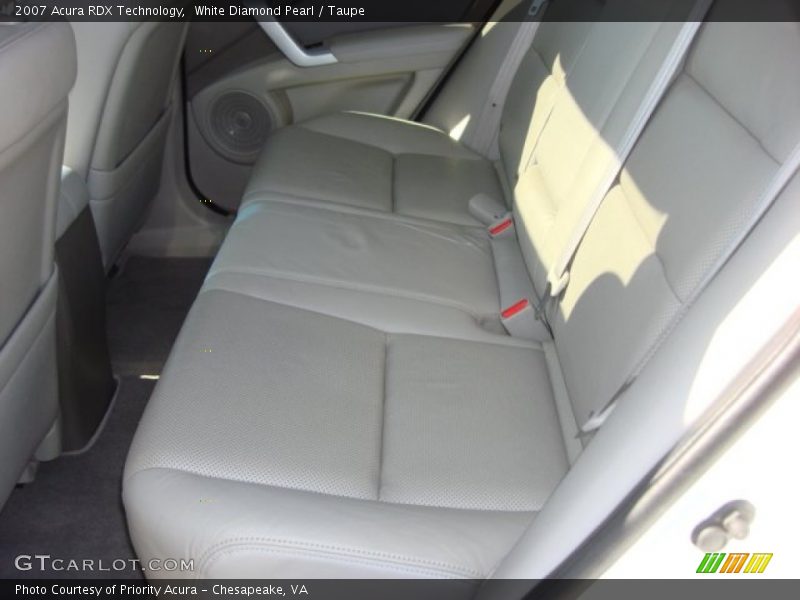 White Diamond Pearl / Taupe 2007 Acura RDX Technology