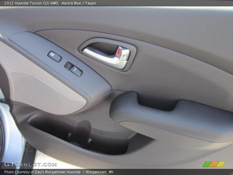 Aurora Blue / Taupe 2012 Hyundai Tucson GLS AWD