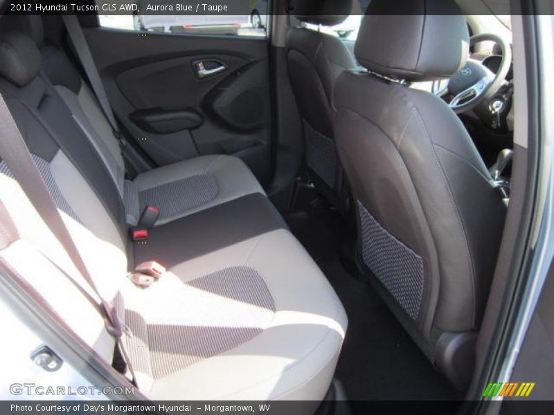 Aurora Blue / Taupe 2012 Hyundai Tucson GLS AWD