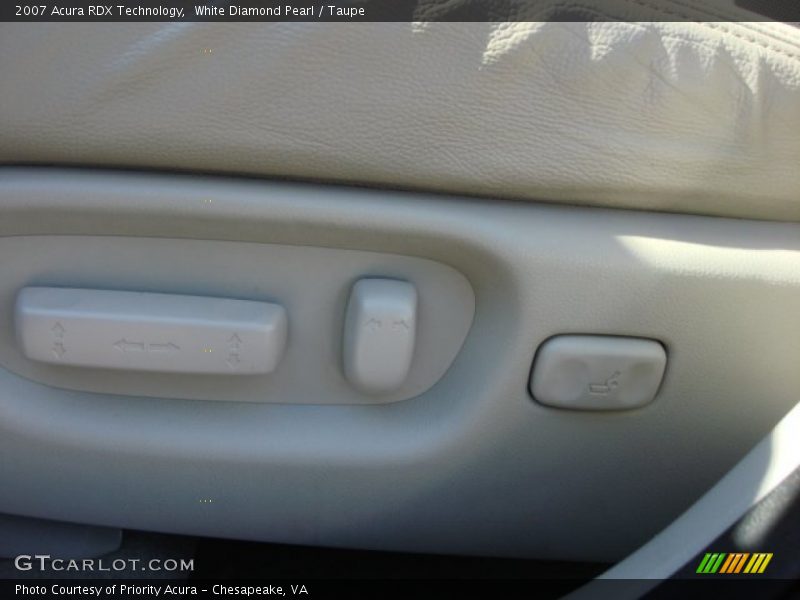 White Diamond Pearl / Taupe 2007 Acura RDX Technology