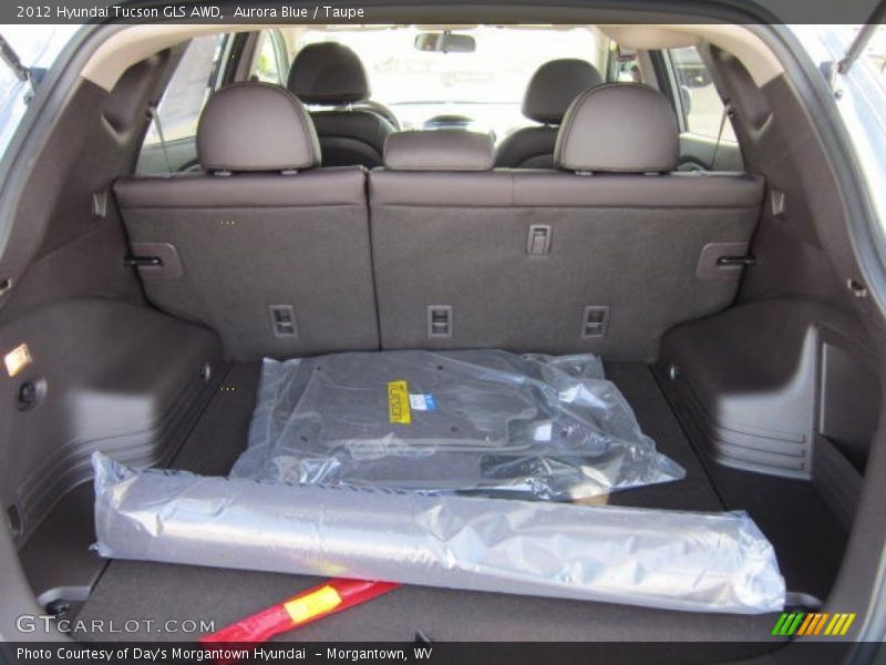 Aurora Blue / Taupe 2012 Hyundai Tucson GLS AWD