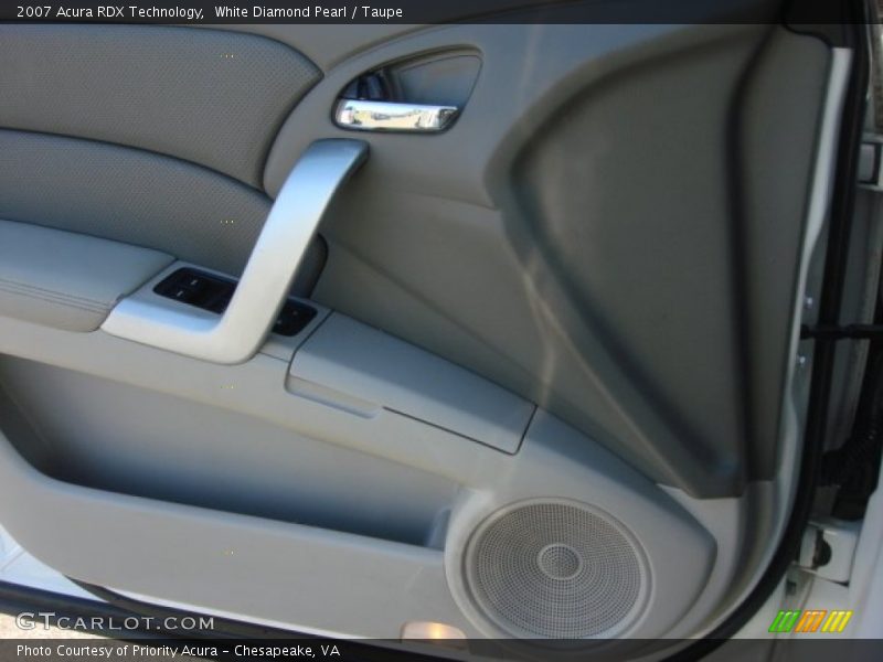 White Diamond Pearl / Taupe 2007 Acura RDX Technology